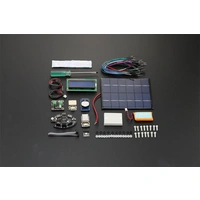 DFRobot Wetterstation-Kit, LCD Modul, DHT22, Touch-Sensor, Barometersensor, Echtzeituhr, Solar-Panel DFRobot Wetterstation-Kit, LCD Modul, DHT22, Touch-Sensor, Barometersensor, Echtzeituhr, Solar-Panel