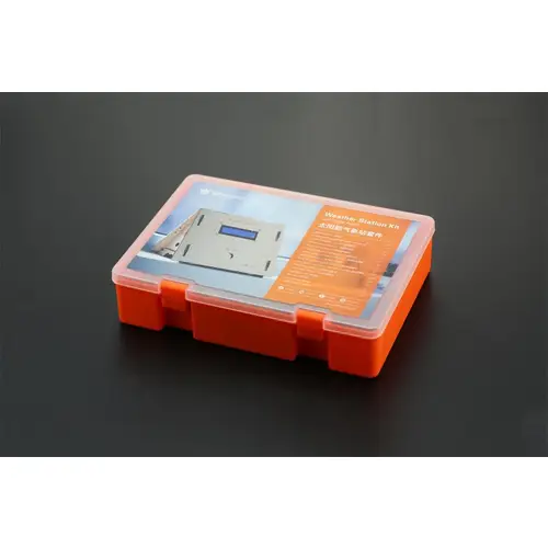 DFRobot Wetterstation-Kit, LCD Modul, DHT22, Touch-Sensor, Barometersensor, Echtzeituhr, Solar-Panel DFRobot Wetterstation-Kit, LCD Modul, DHT22, Touch-Sensor, Barometersensor, Echtzeituhr, Solar-Panel