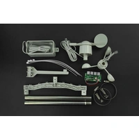 DFRobot Wetterstation-Kit, Anemometer, Windfahne, Regenmesser, serielle Kommunikation, 5V DFRobot Wetterstation-Kit, Anemometer, Windfahne, Regenmesser, serielle Kommunikation, 5V