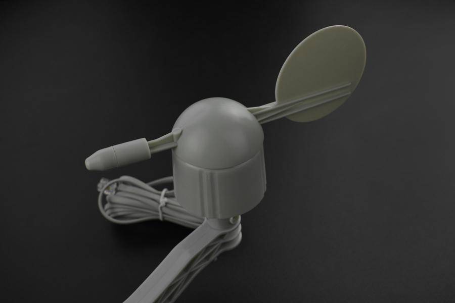 DFRobot Wetterstation-Kit, Anemometer, Windfahne, Regenmesser, serielle Kommunikation, 5V