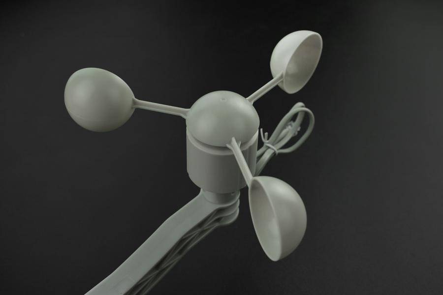 DFRobot Wetterstation-Kit, Anemometer, Windfahne, Regenmesser, serielle Kommunikation, 5V