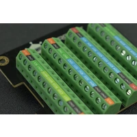 DFRobot Raspberry Pi 4B GPIO Terminal Block HAT, 28 GPIO, 4x 3.3V, 4x 5V, 12x GND, 32 LEDs DFRobot Raspberry Pi 4B GPIO Terminal Block HAT, 28 GPIO, 4x 3.3V, 4x 5V, 12x GND, 32 LEDs