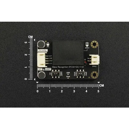 DFRobot Gravity offline Spracherkennungssensor, I2C, UART, 121 Befehle, 370mA, 3-5V DFRobot Gravity offline Spracherkennungssensor, I2C, UART, 121 Befehle, 370mA, 3-5V