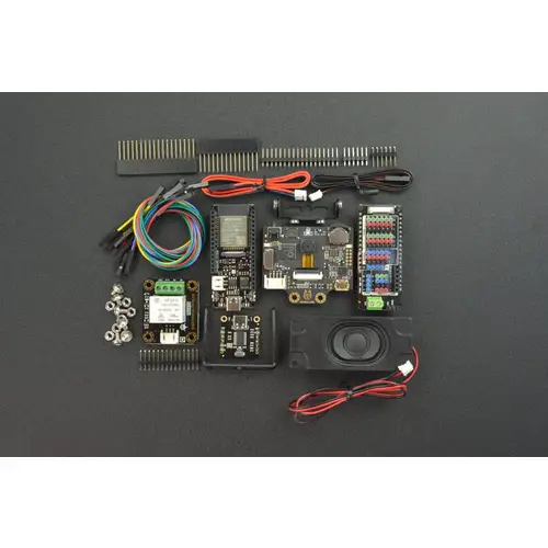 DFRobot AI Starter EEDU Kit, 16 teilig, ESP32, Wifi & BT, Huskylens Kamera, Relais, MP3-Player, 3W DFRobot AI Starter EEDU Kit, 16 teilig, ESP32, Wifi & BT, Huskylens Kamera, Relais, MP3-Player, 3W