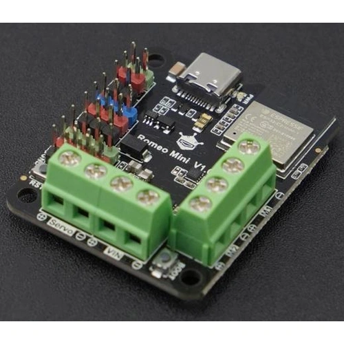DFRobot Romeo ESP32C3 Roboter Steuerungsplatine, WiFi, Bluetooth, IO Analog/Digital, UART, I2C DFRobot Romeo ESP32C3 Roboter Steuerungsplatine, WiFi, Bluetooth, IO Analog/Digital, UART, I2C