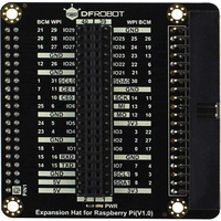 DFRobot IO Expansion Hat für Raspberry Pi 5/4/400/3, 40PIN GPIO Vergleichssiebdrucke, BCM / WPI Code DFRobot IO Expansion Hat für Raspberry Pi 5/4/400/3, 40PIN GPIO Vergleichssiebdrucke, BCM / WPI Code