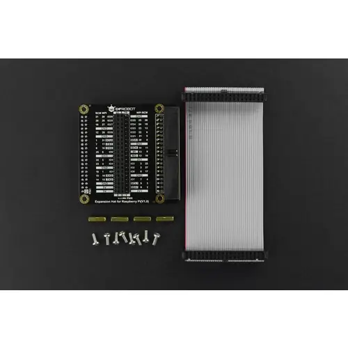 DFRobot IO Expansion Hat für Raspberry Pi 5/4/400/3, 40PIN GPIO Vergleichssiebdrucke, BCM / WPI Code DFRobot IO Expansion Hat für Raspberry Pi 5/4/400/3, 40PIN GPIO Vergleichssiebdrucke, BCM / WPI Code