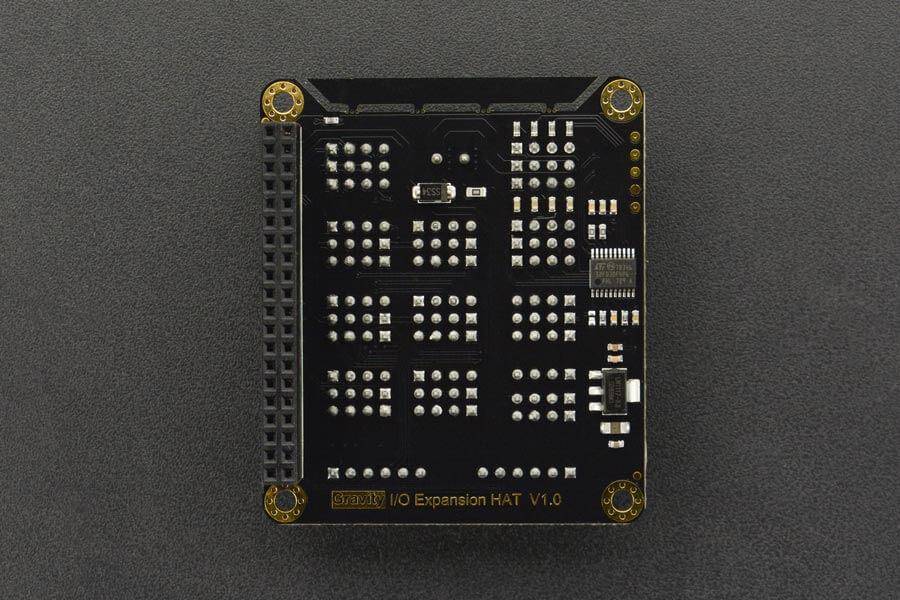 DFRobot IO Expansion HAT für Raspberry Pi 5/4B/3B+, Sensor-Schnittstelle, PWM, I2C, UART, 5V