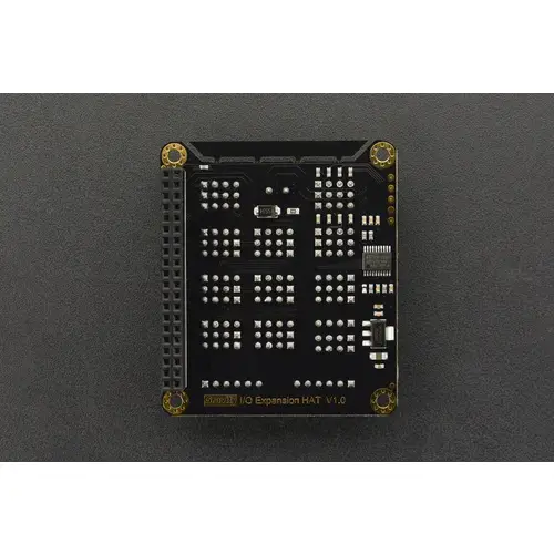 DFRobot IO Expansion HAT für Raspberry Pi 5/4B/3B+, Sensor-Schnittstelle, PWM, I2C, UART, 5V DFRobot IO Expansion HAT für Raspberry Pi 5/4B/3B+, Sensor-Schnittstelle, PWM, I2C, UART, 5V