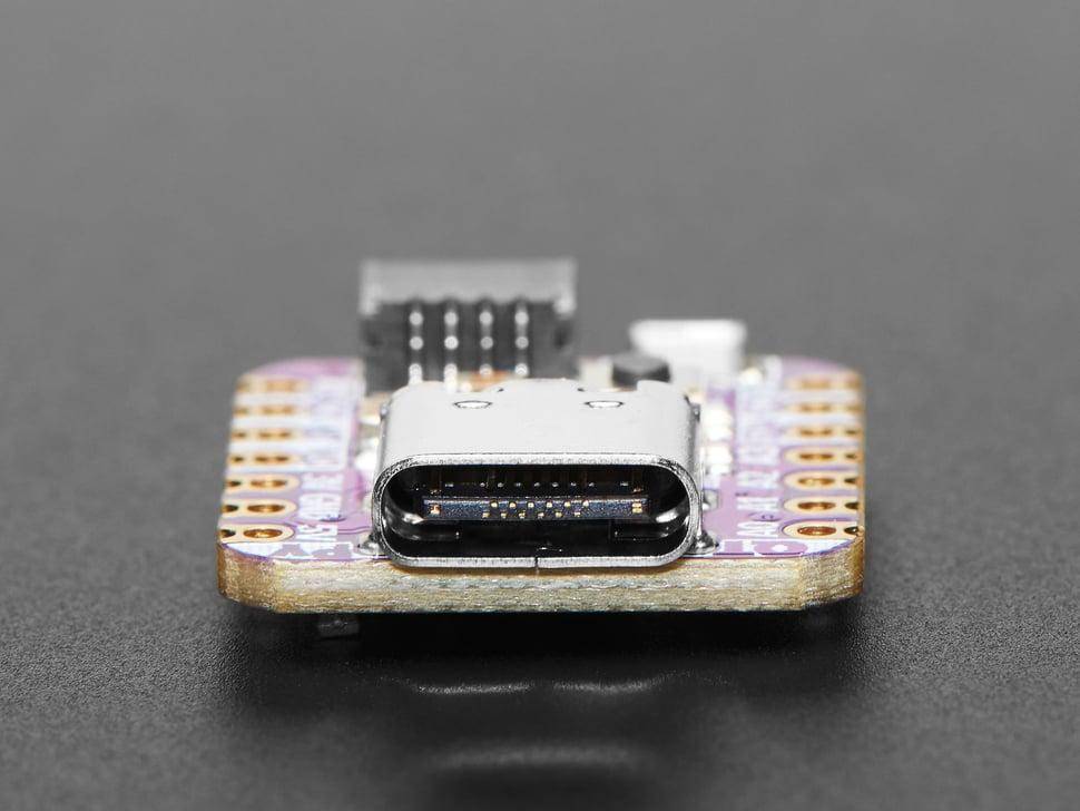 Adafruit QT Py ESP32-S3, WiFi/BLE Dev Board, Dual 240 MHz, I2C/GPIO, 8MB Flash, STEMMA QT, RGB LED