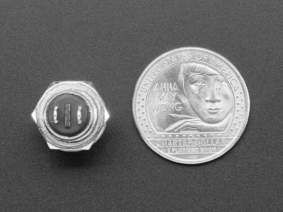 Adafruit On-Off Key Lock Switch, Mechanischer Schlüsselschalter, An / Aus, 12mm