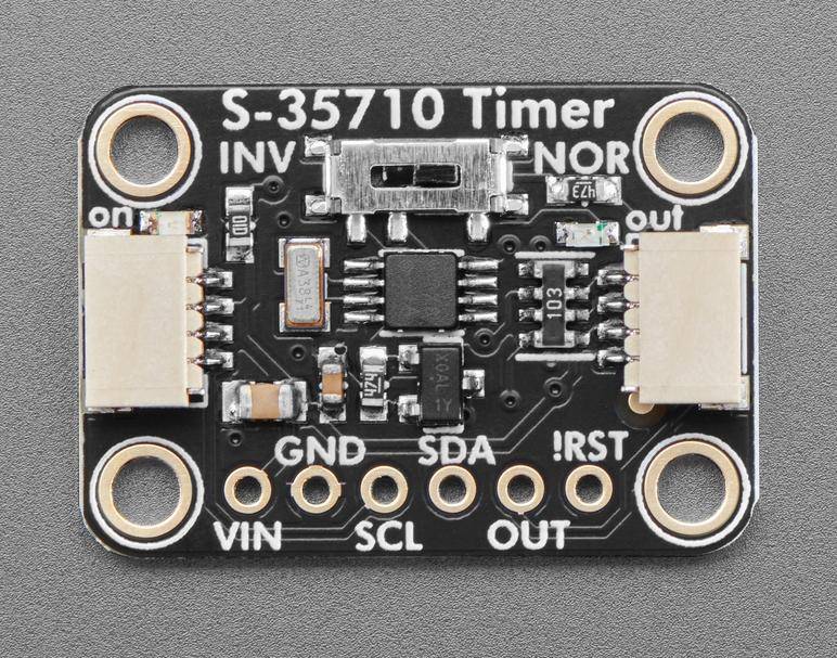 Adafruit S-35710, Low-Power Wake Up Timer Breakout, 24-Bit Sekundenzähler, programmierbarer Alarm