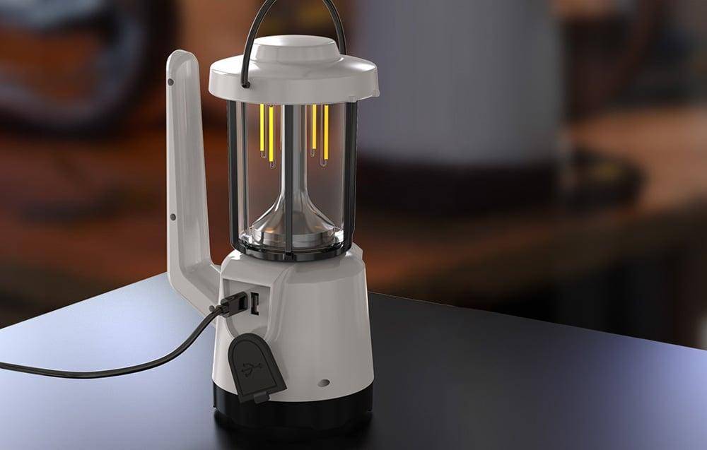 Superfire M61 Camping-Lampe mit Scheinwerfer, USB-C