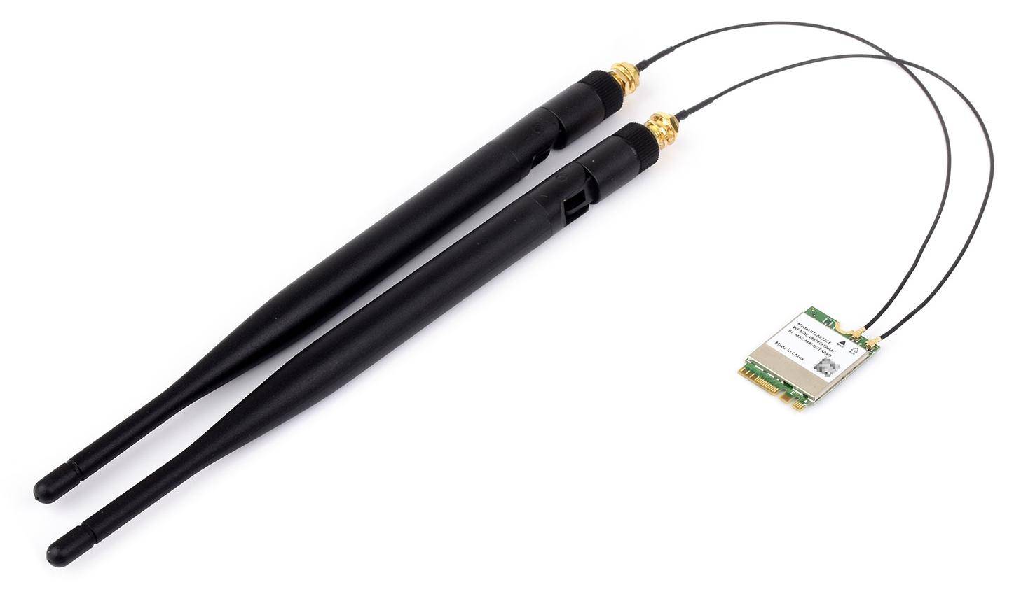 Waveshare RTL8822CE Wireless NIC, Dual-Band WiFi 5, Bluetooth 5 BLE, NGFF M.2 AE Key, 867Mbps 5GHz