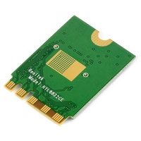 Waveshare RTL8822CE Wireless NIC, Dual-Band WiFi 5, Bluetooth 5 BLE, NGFF M.2 AE Key, 867Mbps 5GHz Waveshare RTL8822CE Wireless NIC, Dual-Band WiFi 5, Bluetooth 5 BLE, NGFF M.2 AE Key, 867Mbps 5GHz