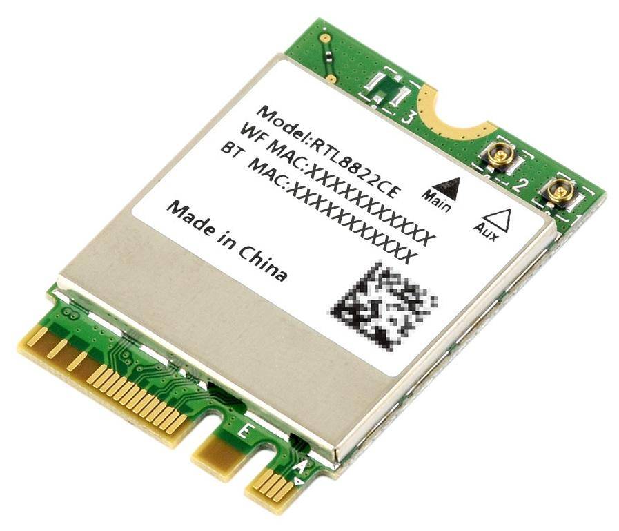 Waveshare RTL8822CE Wireless NIC, Dual-Band WiFi 5, Bluetooth 5 BLE, NGFF M.2 AE Key, 867Mbps 5GHz
