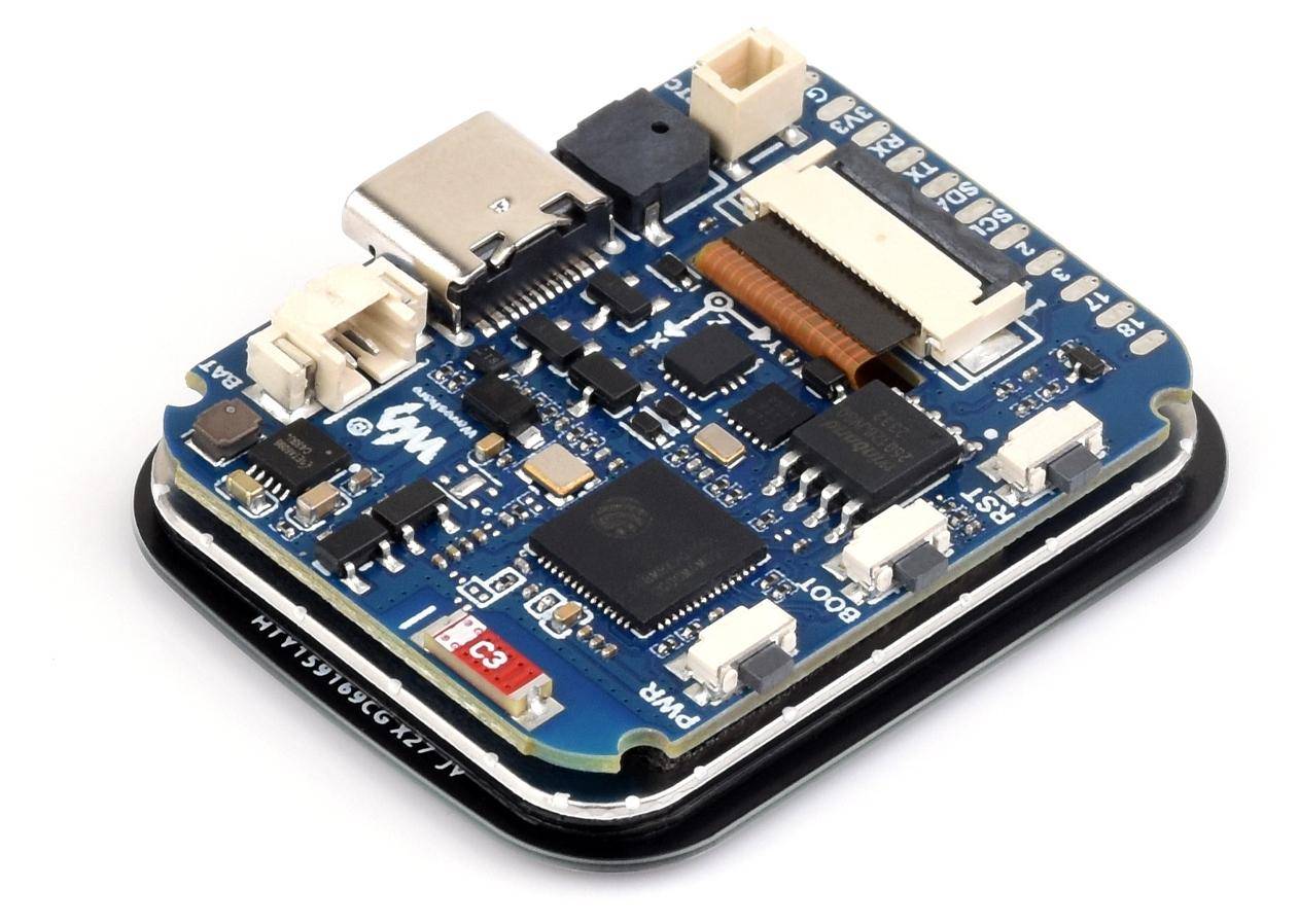 Waveshare ESP32-S3-Touch-LCD-169, 1.69" Display, 240×280, Wi-Fi, Bluetooth 5, 512KB SRAM