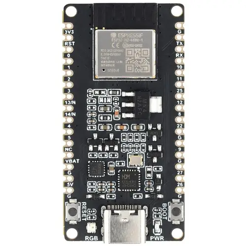 Waveshare ESP32-H2-DEV-KIT-N4, RISC-V 32-bit, 96MHz, Matter/Thread, BT5, Zigbee, USB-C, ohne Header Waveshare ESP32-H2-DEV-KIT-N4, RISC-V 32-bit, 96MHz, Matter/Thread, BT5, Zigbee, USB-C, ohne Header