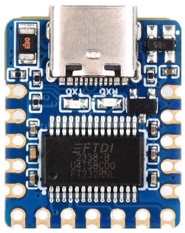 Waveshare USB-zu-UART (TTL) Mini-Kommunikationsmodul, FT232RNL, 300bps-3Mbps, USB Type-C