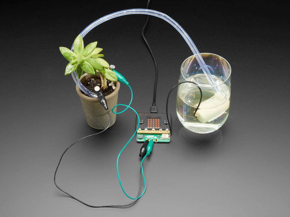 Adafruit Plant Plant Care Kit, DIY automatische Bewässerung, für micro:bit / CLUE