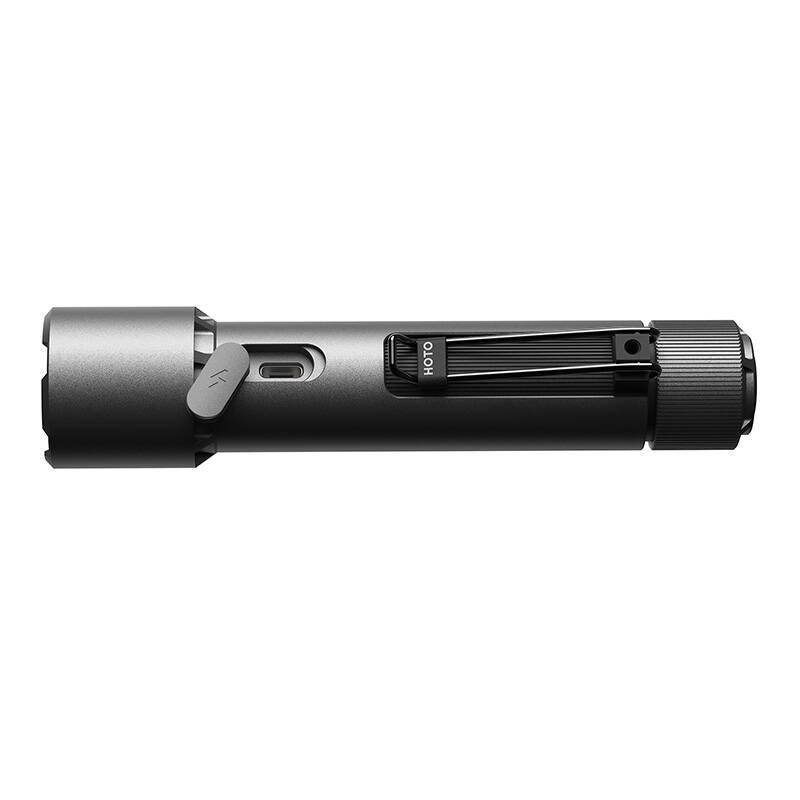 HOTO Flashlight Tactics 2300, Taschenlampe, 2300lm, IP68, 3100mAh Akku, USB-C