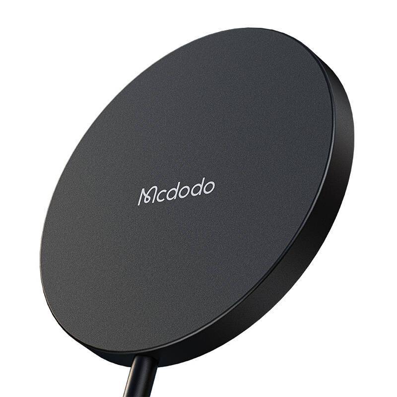 Mcdodo CH-340 Magnetic Wireless Charger, magnetisches Ladegerät für iPhone, MagSafe, 15W, schwarz