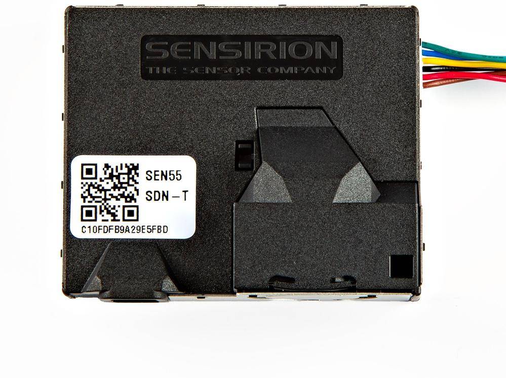 Sensirion Umweltparameter Sensor, Partikel VOC, Feuchtigkeits- und Temperatursensor, SEN55, I2C