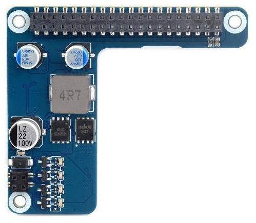 Waveshare Power Over Ethernet HAT G, 5V/5A, IEEE 802.3af/at, für Raspberry Pi 5 / Gehäuse