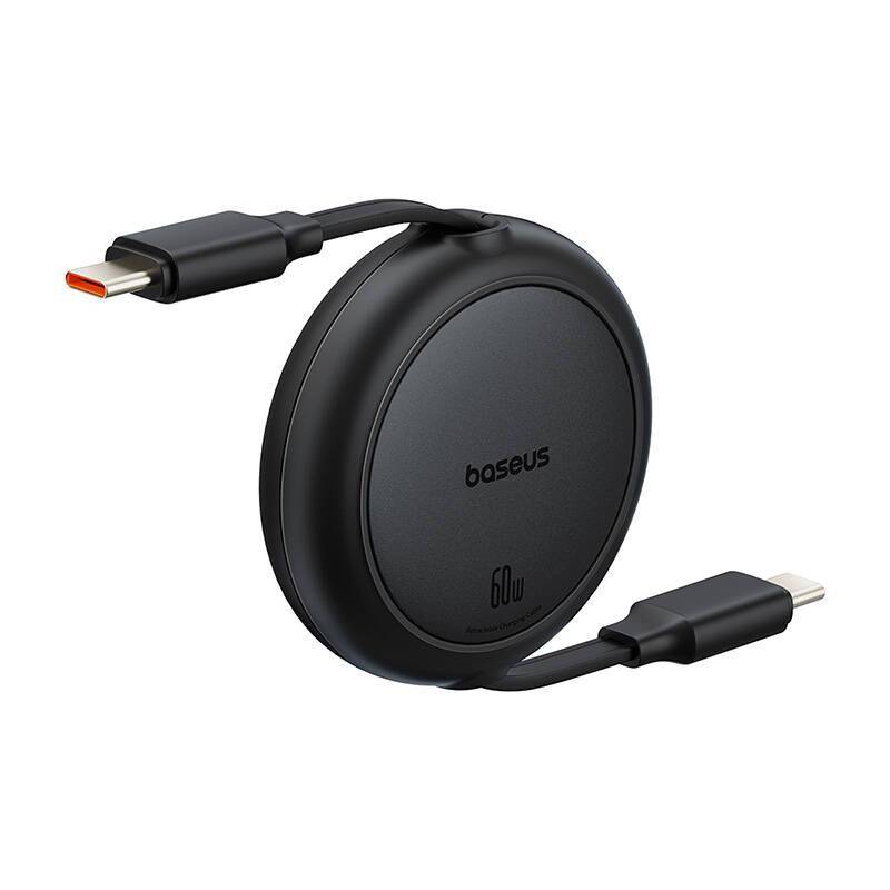 Baseus Free2Pull Mini USB-C auf USB-C USB-Kabel, 60W, 1, (schwarz)
