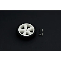 DFRobot D80mm Silikonrad einzeln, kompatibel mit TT Geared DC Motoren, hochwertige ABS-Radnabe DFRobot D80mm Silikonrad einzeln, kompatibel mit TT Geared DC Motoren, hochwertige ABS-Radnabe