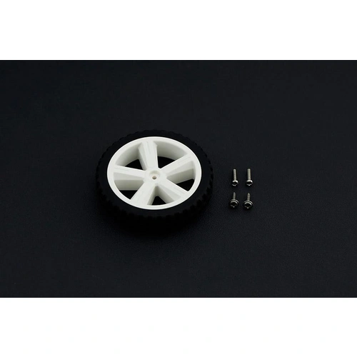 DFRobot D80mm Silikonrad einzeln, kompatibel mit TT Geared DC Motoren, hochwertige ABS-Radnabe DFRobot D80mm Silikonrad einzeln, kompatibel mit TT Geared DC Motoren, hochwertige ABS-Radnabe