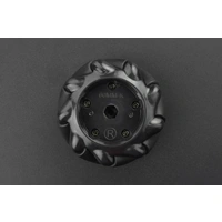 DFRobot Mecanum-Rad mit Motorwellenkupplung, 60mm, omnidirektional, Silikongummibeschichtung, rechts DFRobot Mecanum-Rad mit Motorwellenkupplung, 60mm, omnidirektional, Silikongummibeschichtung, rechts
