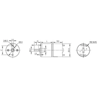 DFRobot Metal DC Geared Motor, 20RPM, 362:1 Übersetzung, 7.5kgcm Drehmoment, 50mA Leerlaufstrom, 6V DFRobot Metal DC Geared Motor, 20RPM, 362:1 Übersetzung, 7.5kgcm Drehmoment, 50mA Leerlaufstrom, 6V