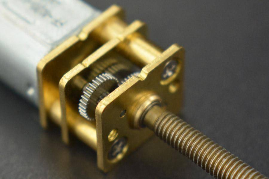 DFRobot Micro Metal DC Geared Motor, 98RPM, 1:150, M3x20mm Gewindestange, 550gcm Drehmoment, 6V