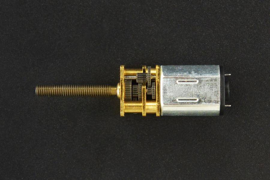 DFRobot Micro Metal DC Geared Motor, 98RPM, 1:150, M3x20mm Gewindestange, 550gcm Drehmoment, 6V