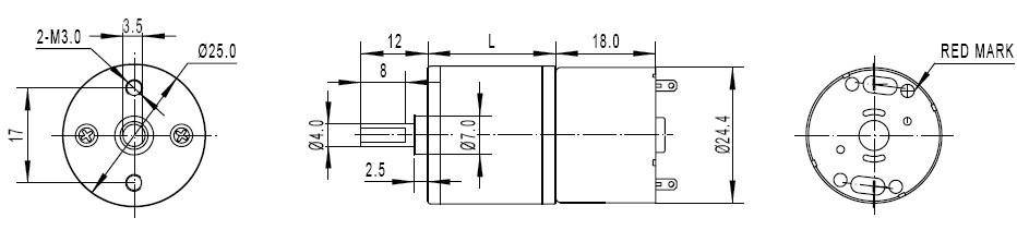DFRobot Metall-DC-Getriebemotor, 15RPM, 4781 Untersetzung, 10kgcm Drehmoment, 4mm Welle, 6V