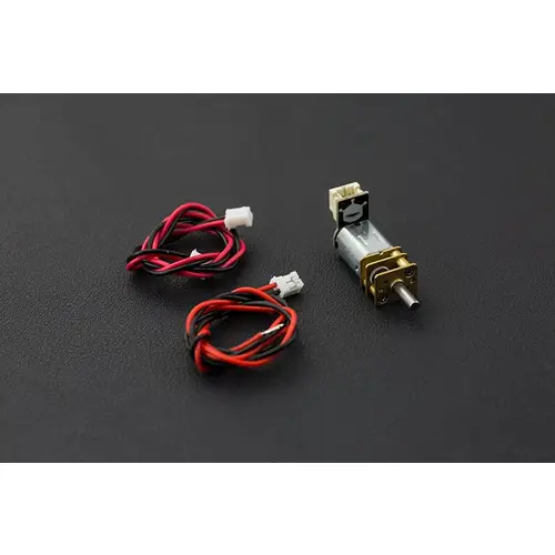 DFRobot Micro Metal Gear Motor mit Connector, 443RPM, 30:1, 1.2kgcm, 40mA Leerlaufstrom, 6V DFRobot Micro Metal Gear Motor mit Connector, 443RPM, 30:1, 1.2kgcm, 40mA Leerlaufstrom, 6V
