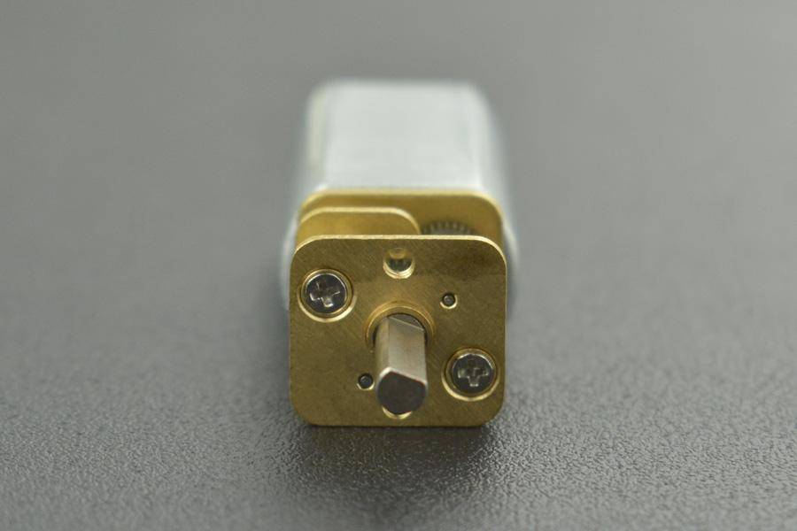 DFRobot Mini Metal DC Geared Motor, 375RPM, 1:35 Übersetzung, 0.5kgcm, 90mA Leerlaufstrom, 6V