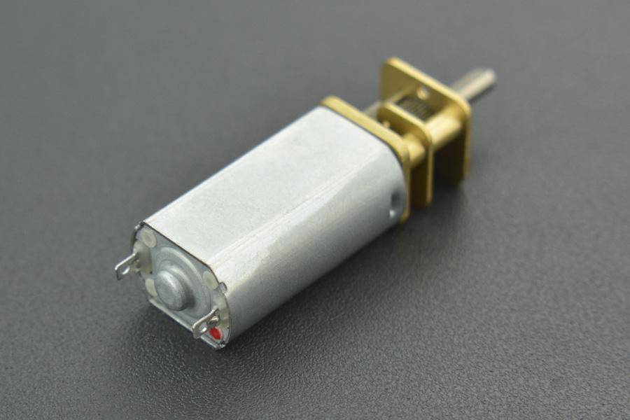 DFRobot Mini Metal DC Geared Motor, 375RPM, 1:35 Übersetzung, 0.5kgcm, 90mA Leerlaufstrom, 6V