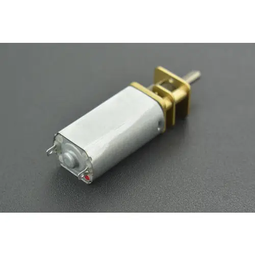 DFRobot Mini Metal DC Geared Motor, 375RPM, 1:35 Übersetzung, 0.5kgcm, 90mA Leerlaufstrom, 6V DFRobot Mini Metal DC Geared Motor, 375RPM, 1:35 Übersetzung, 0.5kgcm, 90mA Leerlaufstrom, 6V