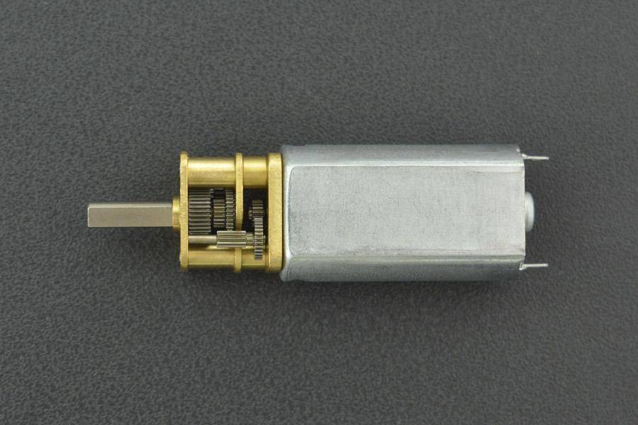 DFRobot Mini Metal DC Geared Motor, 375RPM, 1:35 Übersetzung, 0.5kgcm, 90mA Leerlaufstrom, 6V