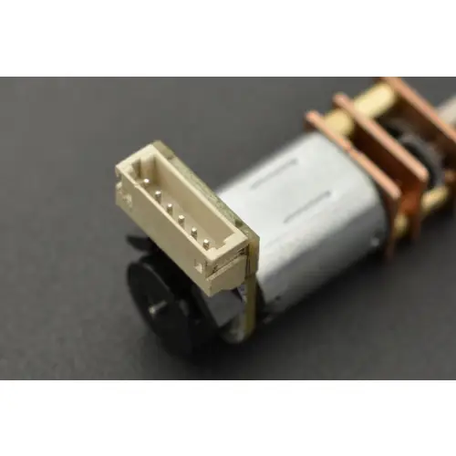 DFRobot Micro Metal Geared Motor mit Encoder, 310RPM, 50:1, 0.35kgcm, 60mA Leerlaufstrom, 6V DFRobot Micro Metal Geared Motor mit Encoder, 310RPM, 50:1, 0.35kgcm, 60mA Leerlaufstrom, 6V