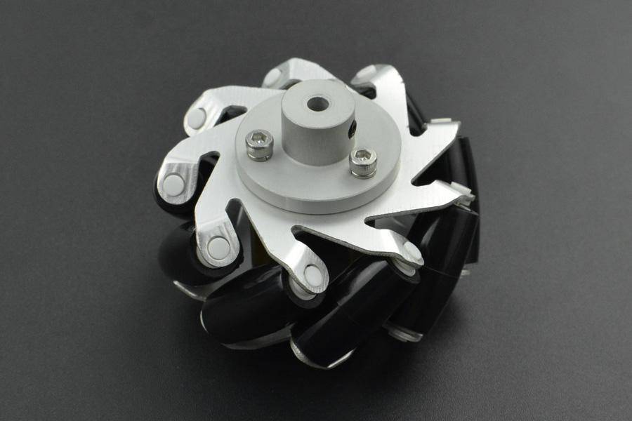 DFRobot Metall Mecanum Rad 65mm Durchmesser, Kupplungsdurchmesser 4mm, 5kg Tragfähigkeit, Rechts