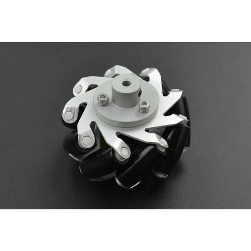 DFRobot Metall Mecanum Rad 65mm Durchmesser, Kupplungsdurchmesser 4mm, 5kg Tragfähigkeit, Rechts DFRobot Metall Mecanum Rad 65mm Durchmesser, Kupplungsdurchmesser 4mm, 5kg Tragfähigkeit, Rechts