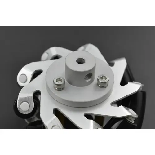 DFRobot Metall Mecanum Rad 65mm Durchmesser, Kupplungsdurchmesser 4mm, 5kg Tragfähigkeit, Rechts DFRobot Metall Mecanum Rad 65mm Durchmesser, Kupplungsdurchmesser 4mm, 5kg Tragfähigkeit, Rechts
