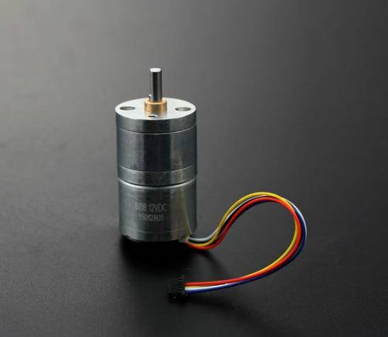 DFRobot Brushless DC Motor mit Encoder, 159RPM, 45:1, 2.4kgcm Drehmoment, 0.7A Stillstandsstrom, 12V