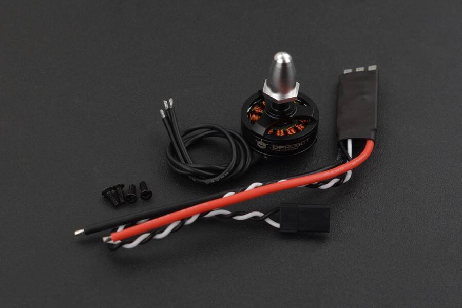 DFRobot Brushless DC Motor MTO1804 CW für Multirotoren mit 20A ESC, 2480KV, 5A Dauerstrom, 55.5W