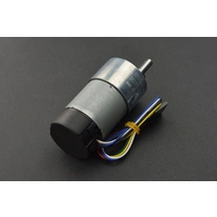DFRobot Metall-DC-Getriebemotor mit Encoder, 122RPM, 90:1, 38Kg.cm Drehmoment, 12V DFRobot Metall-DC-Getriebemotor mit Encoder, 122RPM, 90:1, 38Kg.cm Drehmoment, 12V