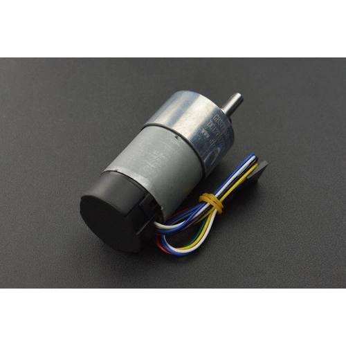 DFRobot Metall-DC-Getriebemotor mit Encoder, 122RPM, 90:1, 38Kg.cm Drehmoment, 12V DFRobot Metall-DC-Getriebemotor mit Encoder, 122RPM, 90:1, 38Kg.cm Drehmoment, 12V