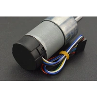 DFRobot Metall-DC-Getriebemotor mit Encoder, 122RPM, 90:1, 38Kg.cm Drehmoment, 12V DFRobot Metall-DC-Getriebemotor mit Encoder, 122RPM, 90:1, 38Kg.cm Drehmoment, 12V